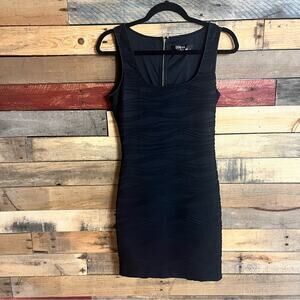 Guess Black Textured Dress Size 2